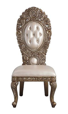 ACME Constantine Side Chair Set of 2 – side view – Lusso Furniture Miami