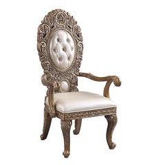 ACME Constantine Arm Chair Set of 2 – front view – Lusso Furniture Miami