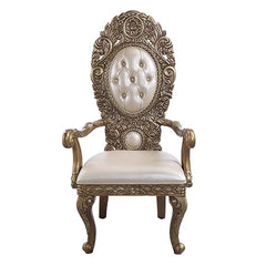 ACME Constantine Arm Chair Set of 2 – side view – Lusso Furniture Miami
