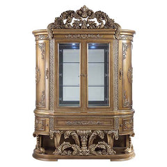 ACME Constantine Curio Cabinet – side view – Lusso Furniture Miami