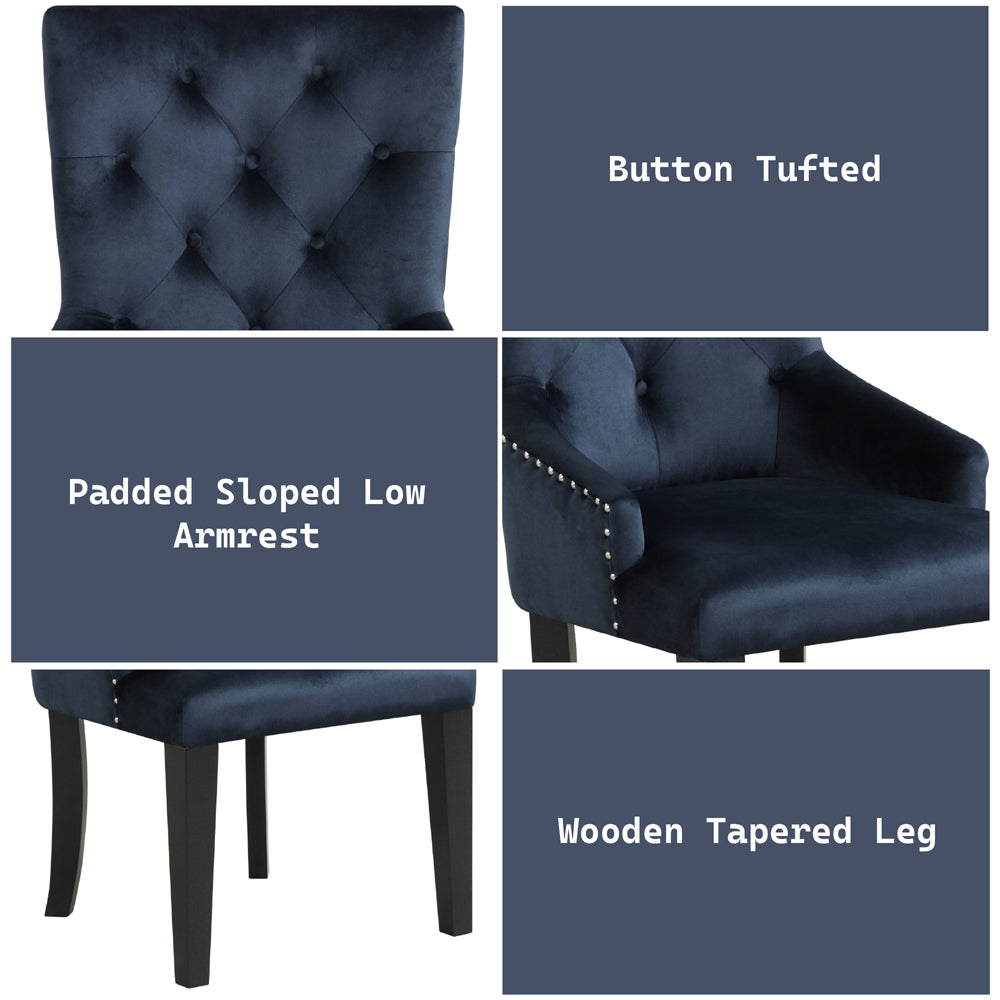 ACME Varian II Side Chair – top view – Lusso Furniture Miami