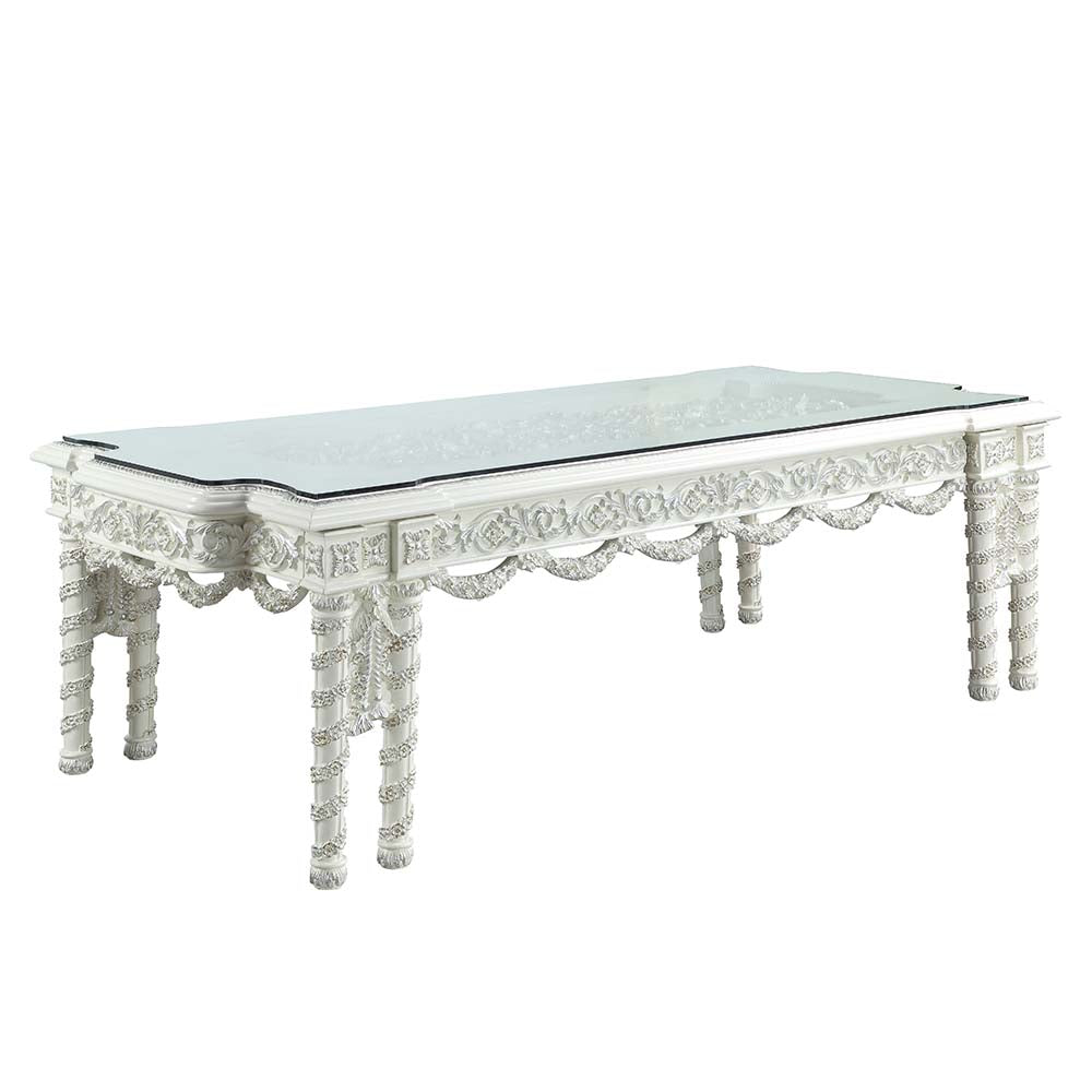 ACME Vanaheim Dining Table – front view – Lusso Furniture Miami