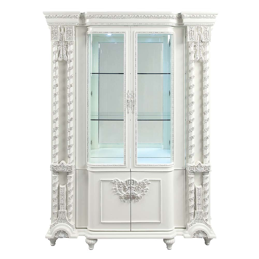 ACME Vanaheim Curio Cabinet – angle view – Lusso Furniture Miami