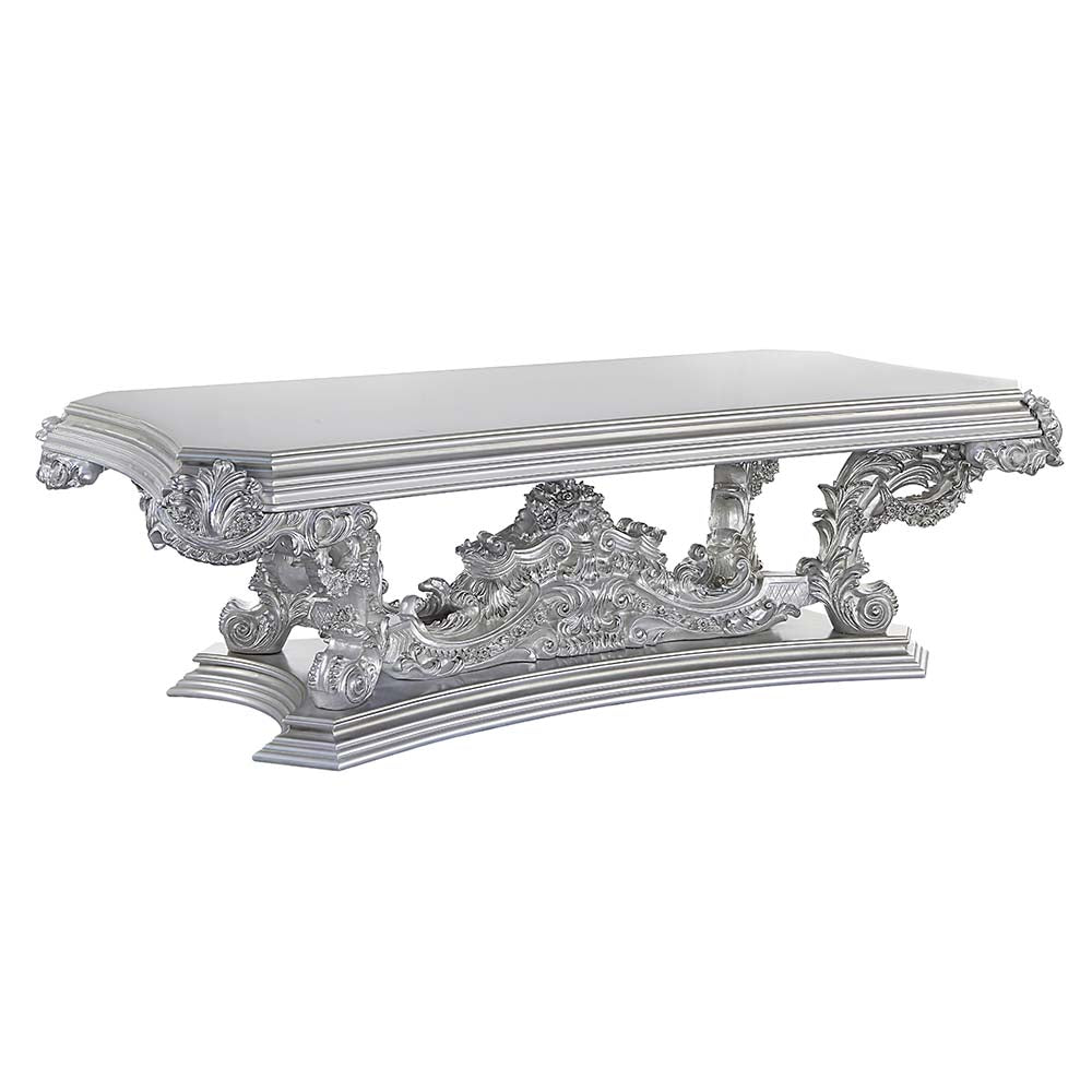 ACME Valkyrie Dining Table – front view – Lusso Furniture Miami