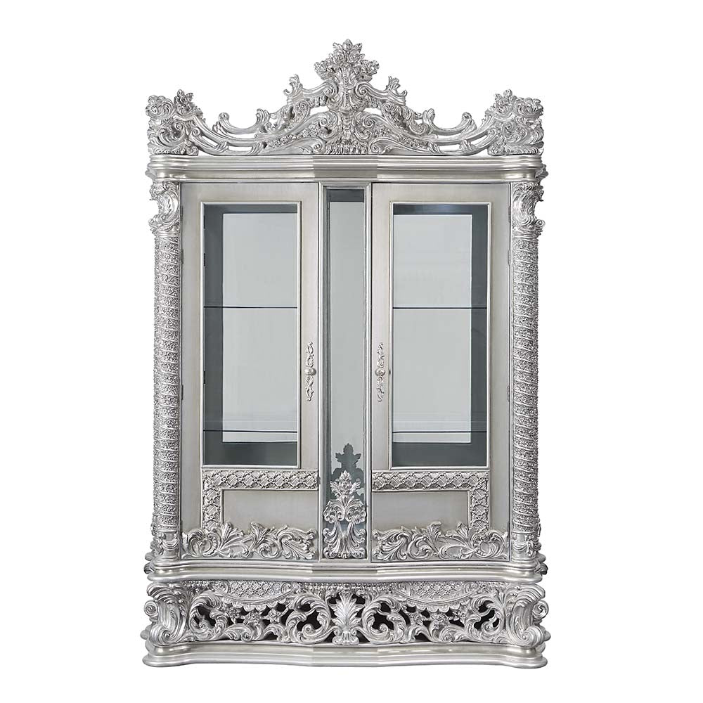 ACME Valkyrie Curio Cabinet – side view – Lusso Furniture Miami