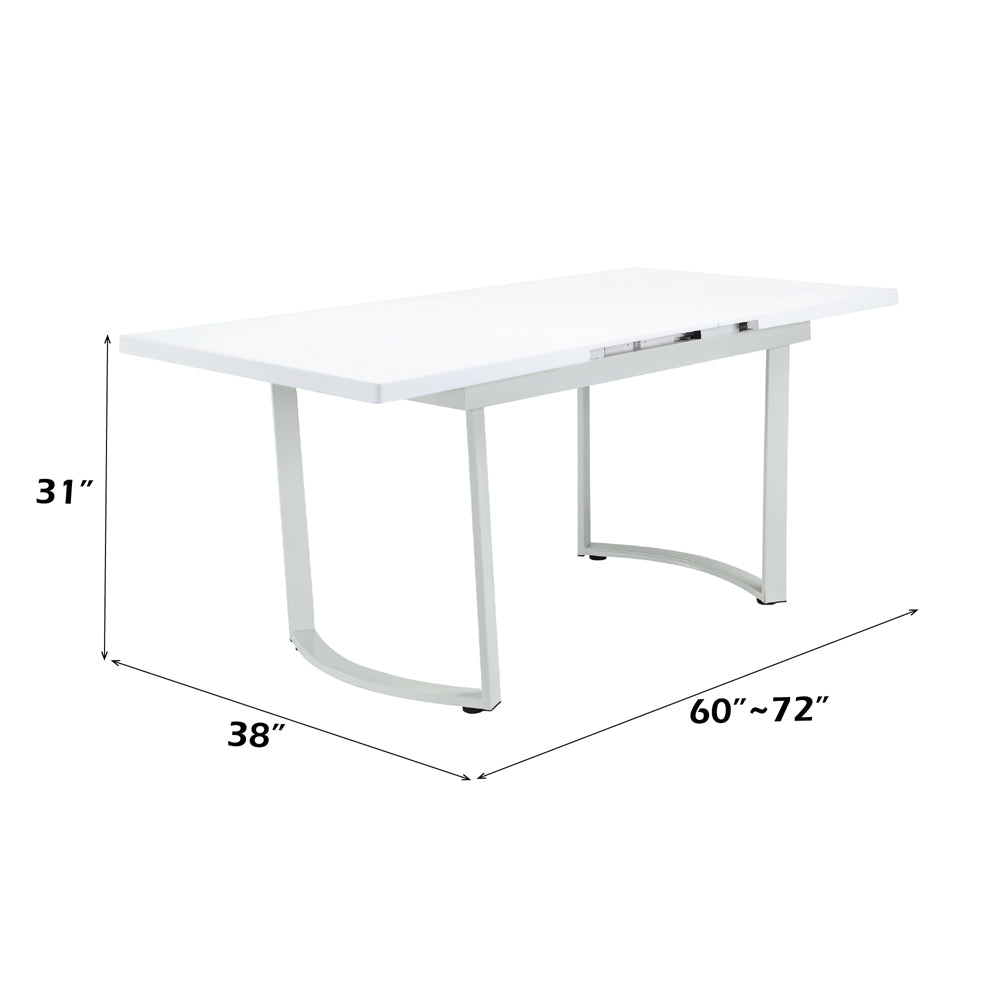 ACME Palton Dining Table – top view – Lusso Furniture Miami