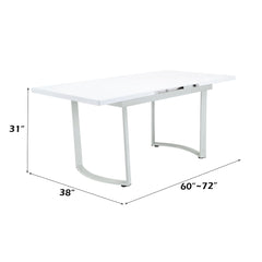 ACME Palton Dining Table – top view – Lusso Furniture Miami
