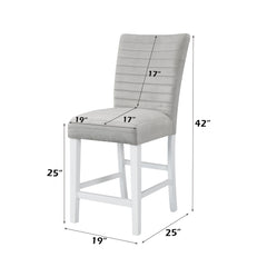 ACME Elizaveta Counter Height Chair 2 Piece Set – alternate view – Lusso Furniture Miami