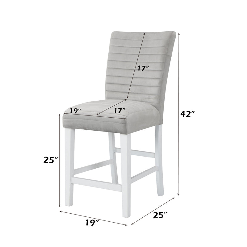 ACME Elizaveta Counter Height Chair 2 Piece Set-zoom-