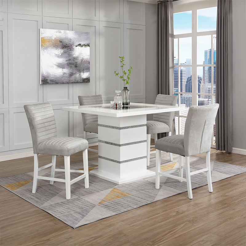ACME Elizaveta Counter Height Chair 2 Piece Set-zoom-