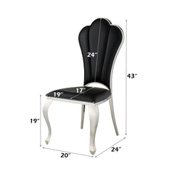 ACME Cyrene Side Chair Set of 2 – view 27 – Lusso Furniture Miami