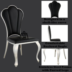 ACME Cyrene Side Chair Set of 2 – view 28 – Lusso Furniture Miami