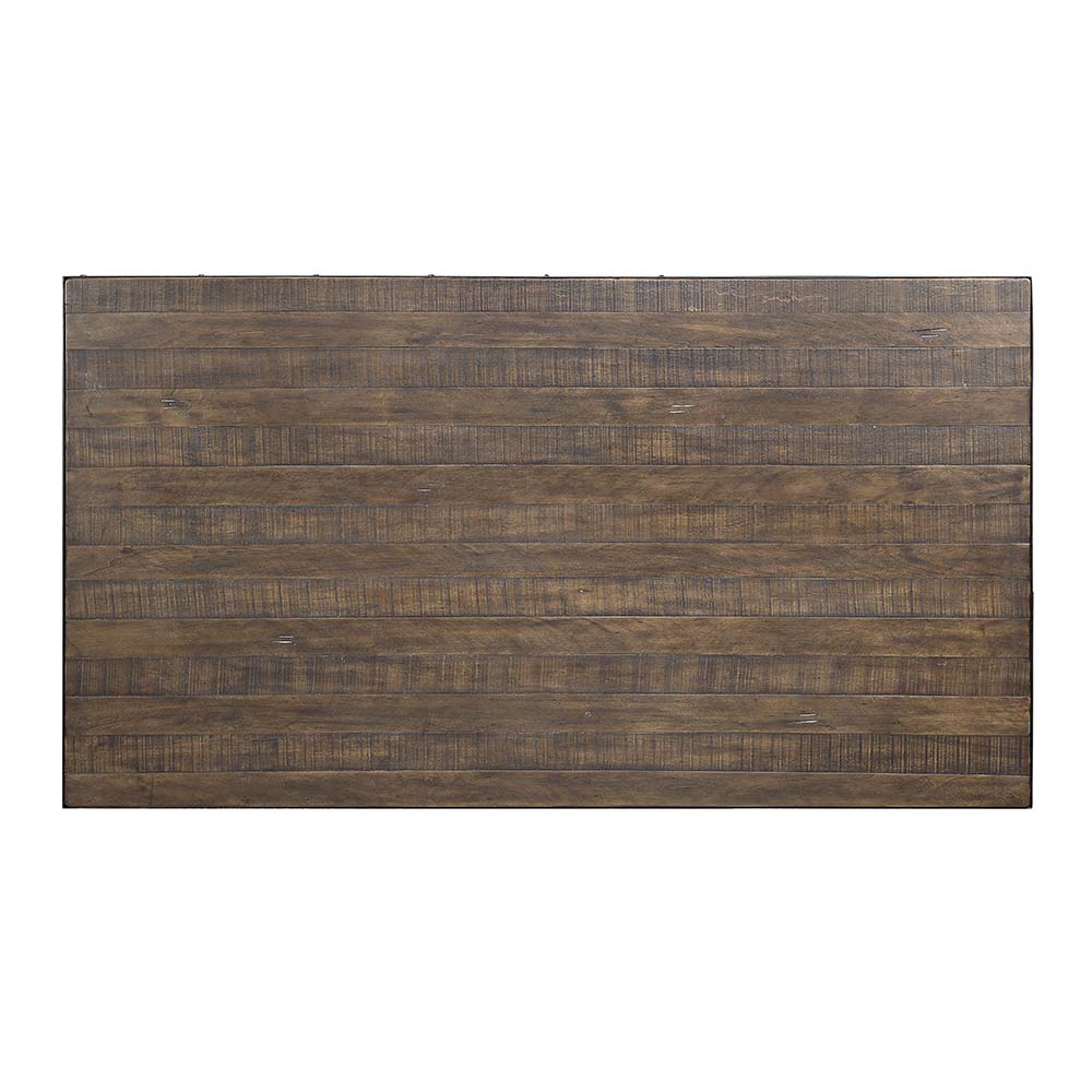 ACME Raphaela Dining Table – side view – Lusso Furniture Miami