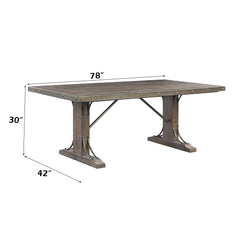 ACME Raphaela Dining Table – room setting – Lusso Furniture Miami
