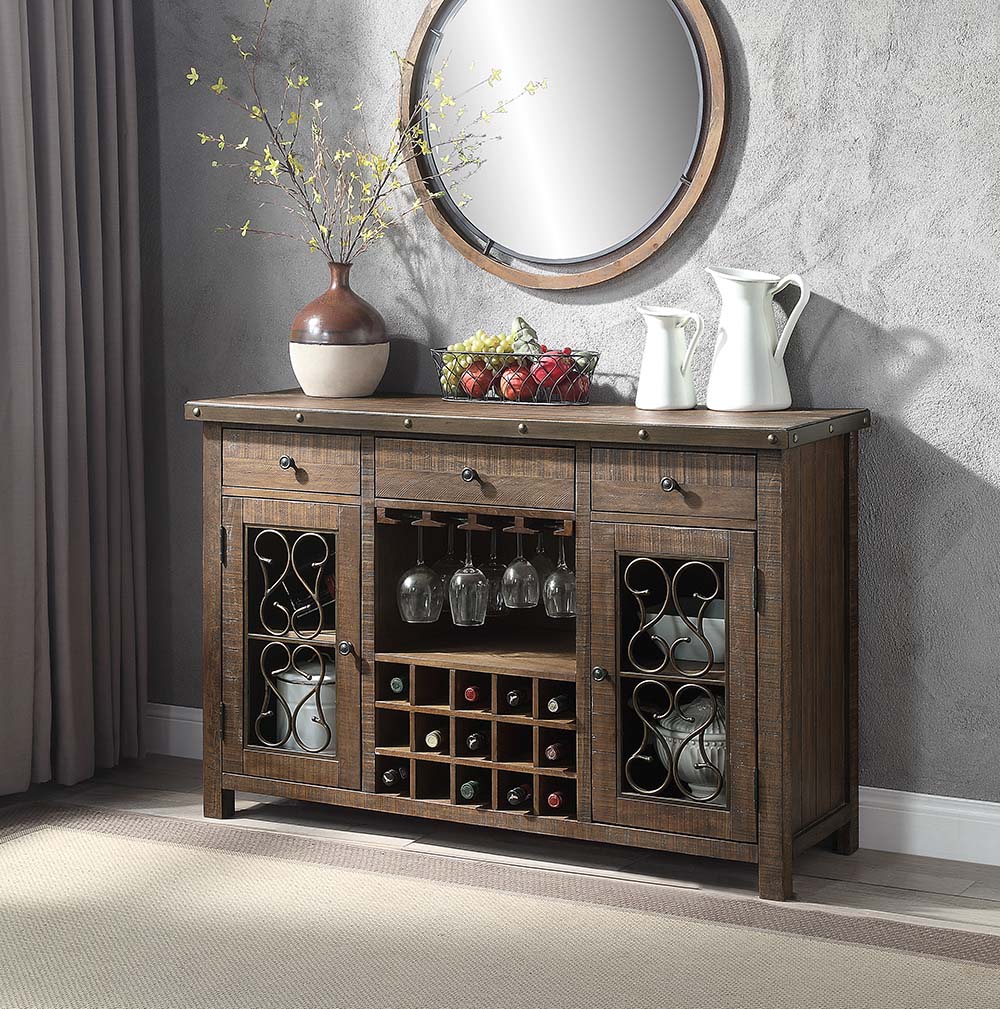 ACME Raphaela Server – front view – Lusso Furniture Miami