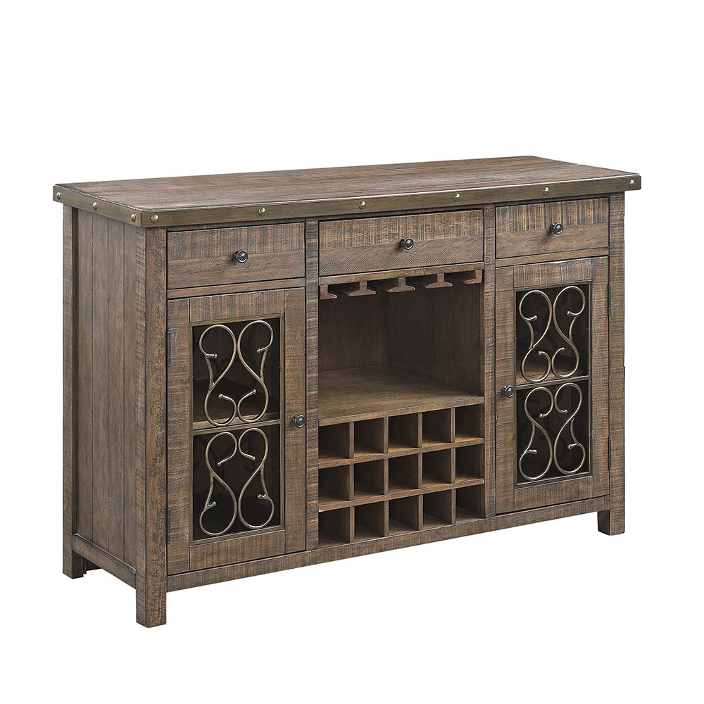 ACME Raphaela Server – angle view – Lusso Furniture Miami
