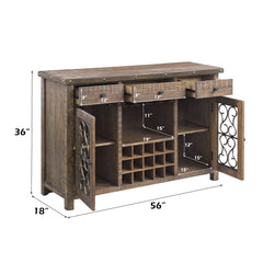 ACME Raphaela Server – room setting – Lusso Furniture Miami