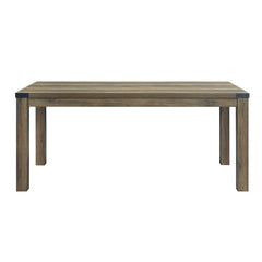 ACME Abiram Dining Table – side view – Lusso Furniture Miami