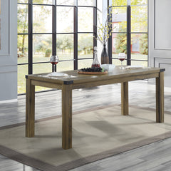 ACME Abiram Dining Table – front view – Lusso Furniture Miami