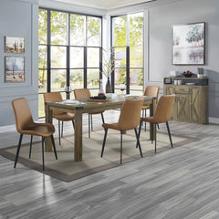 ACME Abiram Dining Table – room setting – Lusso Furniture Miami