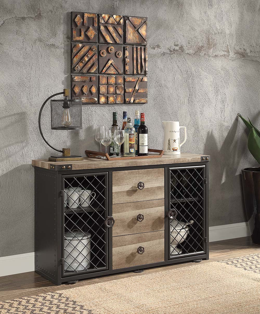 ACME Edina Server – front view – Lusso Furniture Miami