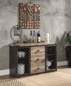 ACME Edina Server – front view – Lusso Furniture Miami