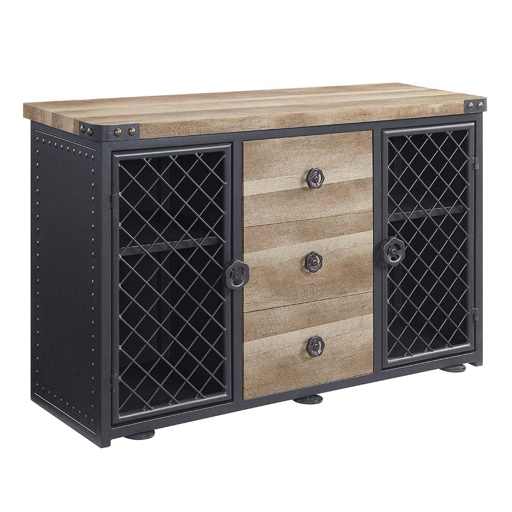 ACME Edina Server – angle view – Lusso Furniture Miami