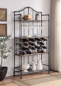 ACME Edina Wine Rack – front view – Lusso Furniture Miami
