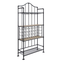 ACME Edina Wine Rack – angle view – Lusso Furniture Miami