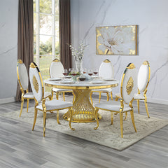 ACME Fallon Side Chair Set of 2 – alternate view – Lusso Furniture Miami