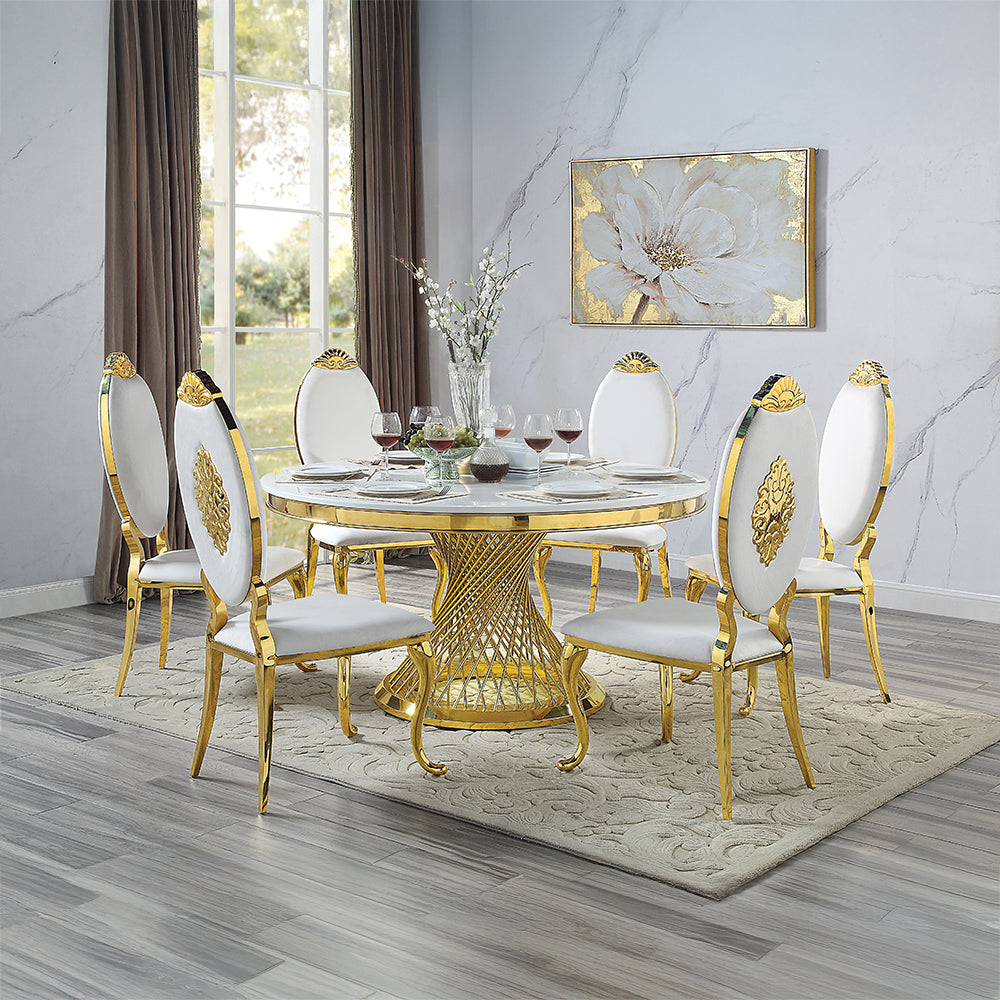 ACME Fallon Side Chair Set of 2 – alternate view – Lusso Furniture Miami