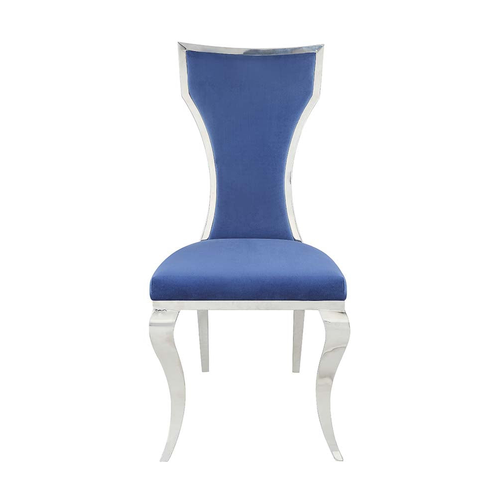 ACME Azriel Side Chair Set of 2 – angle view – Lusso Furniture Miami
