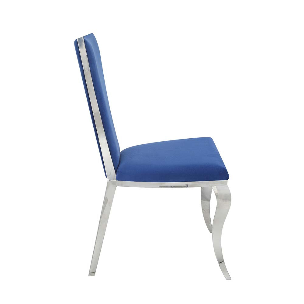 ACME Azriel Side Chair Set of 2 – side view – Lusso Furniture Miami