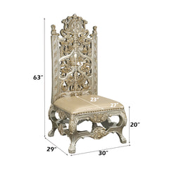 ACME Danae Side Chair Set of 2 – top view – Lusso Furniture Miami
