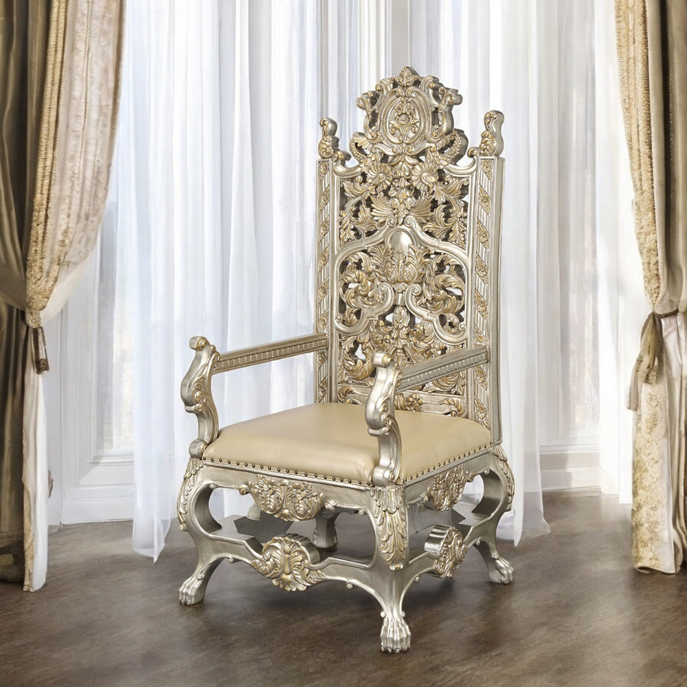 ACME Danae Arm Chair Set of 2 – front view – Lusso Furniture Miami