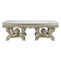 ACME Sorina Dining Table – side view – Lusso Furniture Miami
