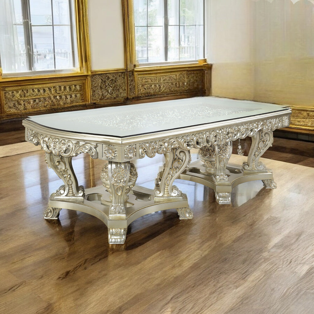 ACME Sorina Dining Table – front view – Lusso Furniture Miami