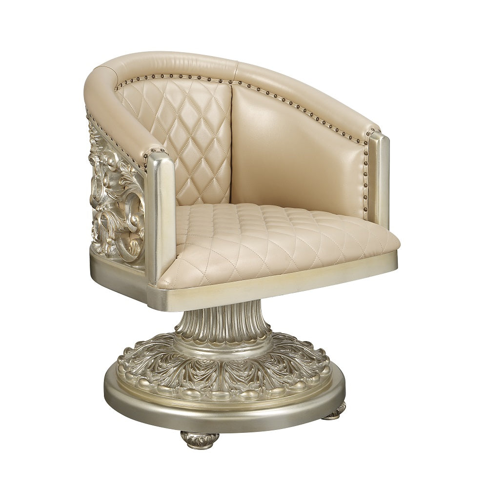 ACME Sorina Arm Chair – angle view – Lusso Furniture Miami