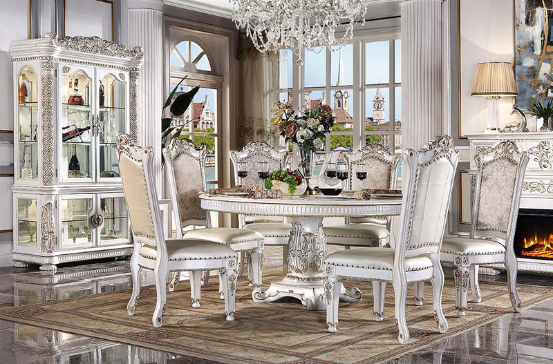 ACME Vendome Round Pedestal Dining Table-zoom-