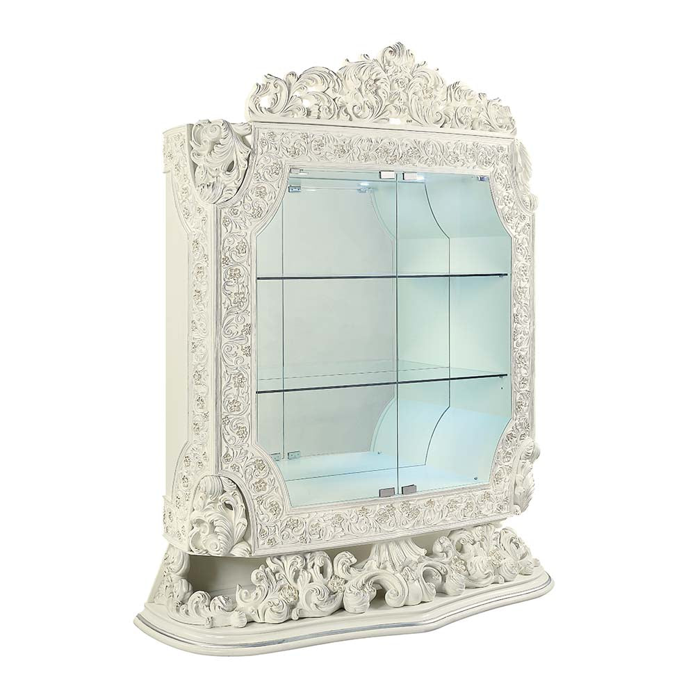 ACME Adara Curio Cabinet – front view – Lusso Furniture Miami
