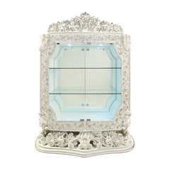 ACME Adara Curio Cabinet – angle view – Lusso Furniture Miami