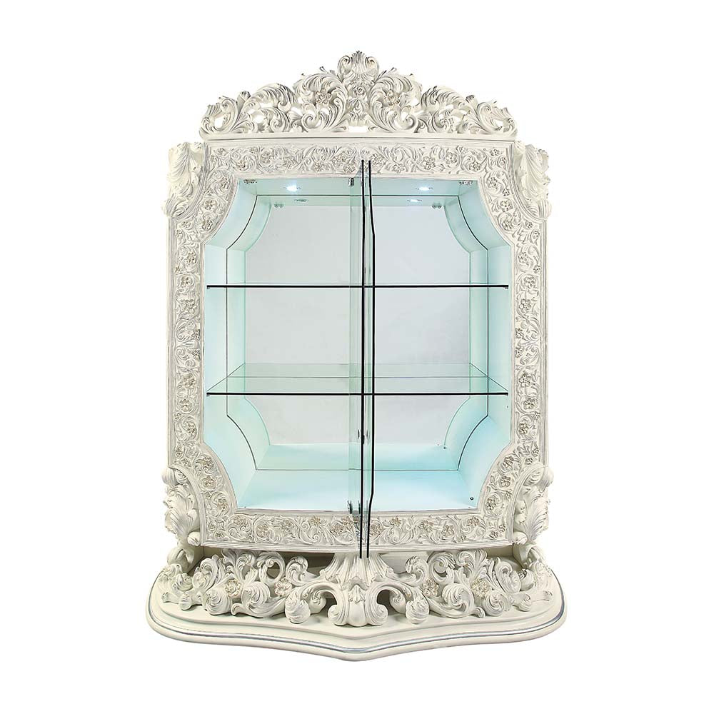 ACME Adara Curio Cabinet – room setting – Lusso Furniture Miami