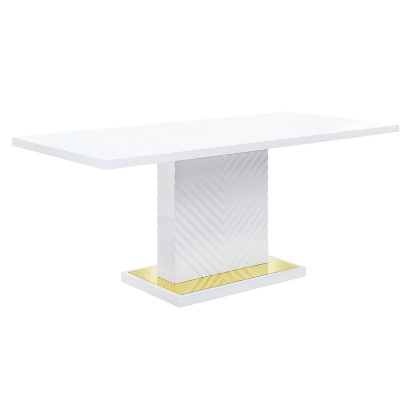 ACME Gaines Pedestal Dining Table-zoom-