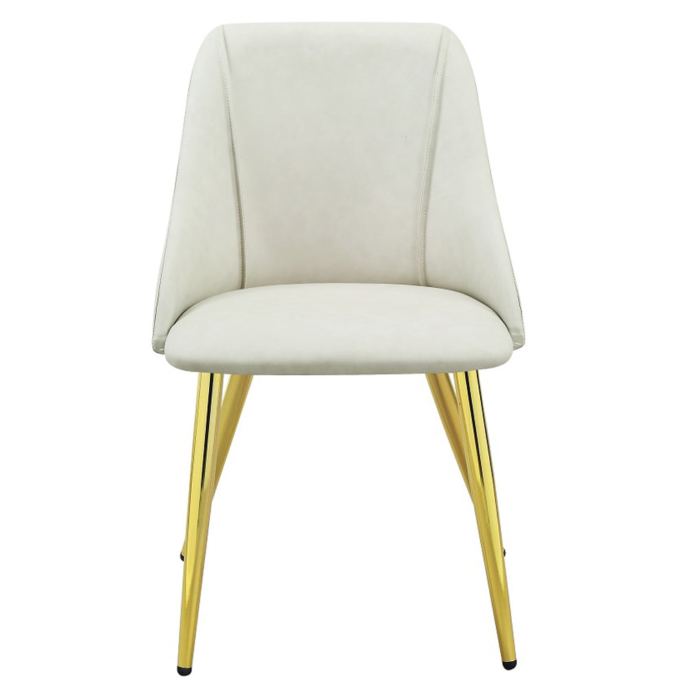 ACME Gaines Side Chair Set of 2 – side view – Lusso Furniture Miami