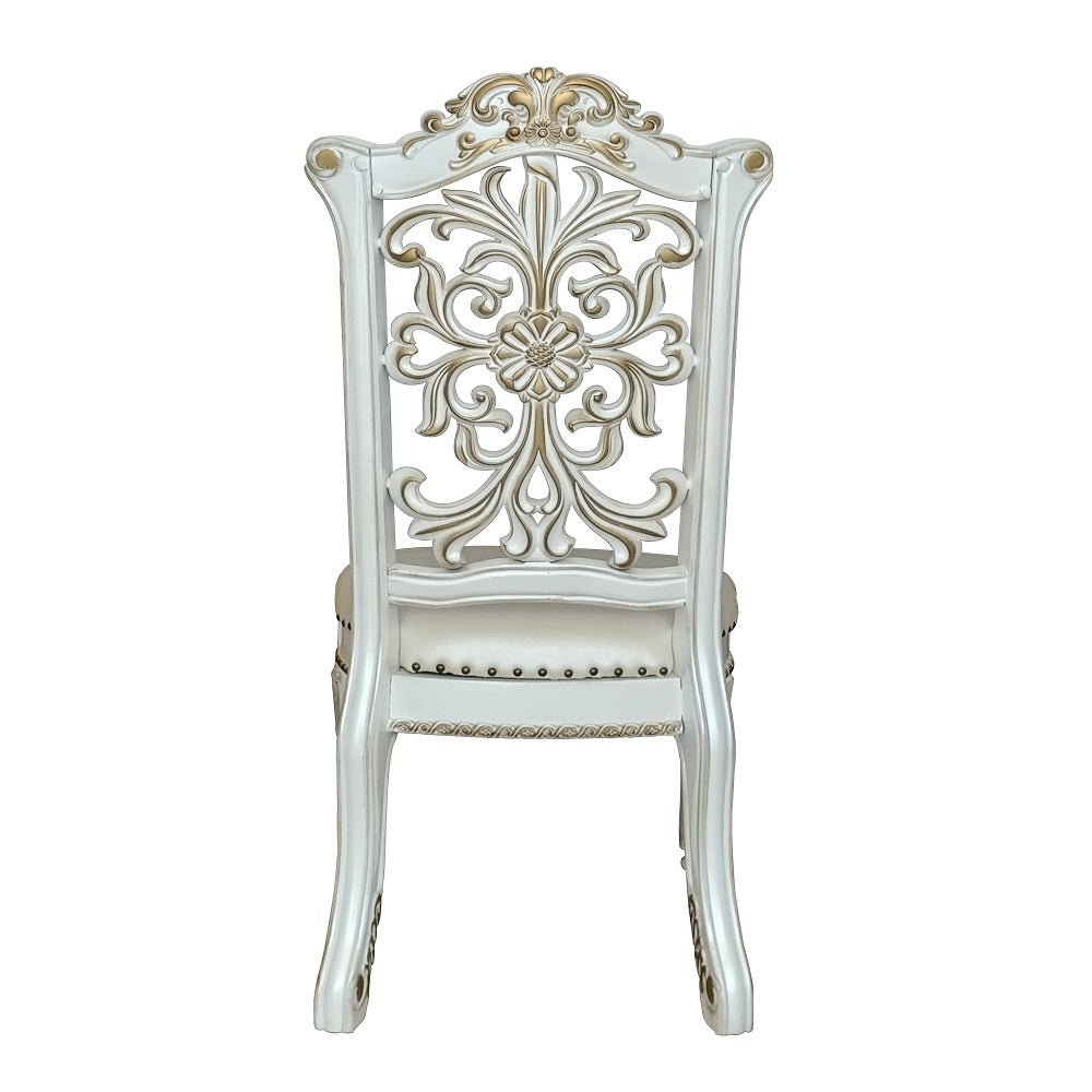 ACME Vendome Side Chair Set of 2 – view 13 – Lusso Furniture Miami