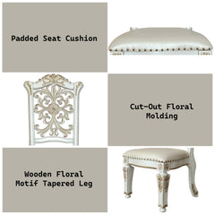 ACME Vendome Side Chair Set of 2 – view 15 – Lusso Furniture Miami