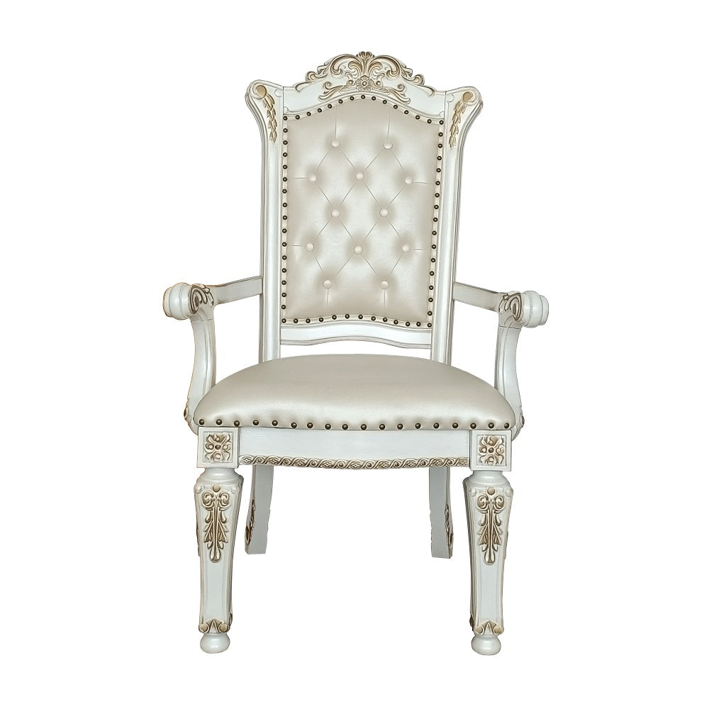ACME Vendome Arm Chair Set of 2 – detail – Lusso Furniture Miami
