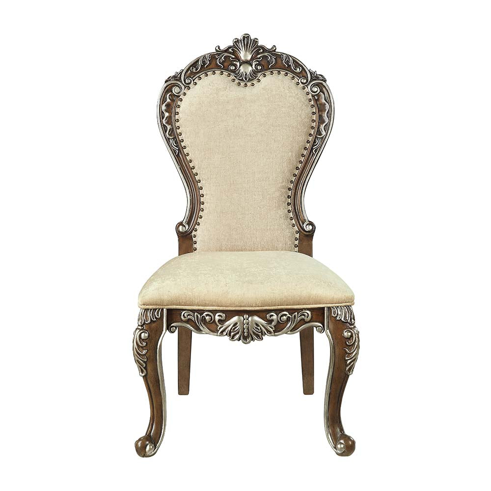 ACME Latisha Side Chair Set of 2 – angle view – Lusso Furniture Miami
