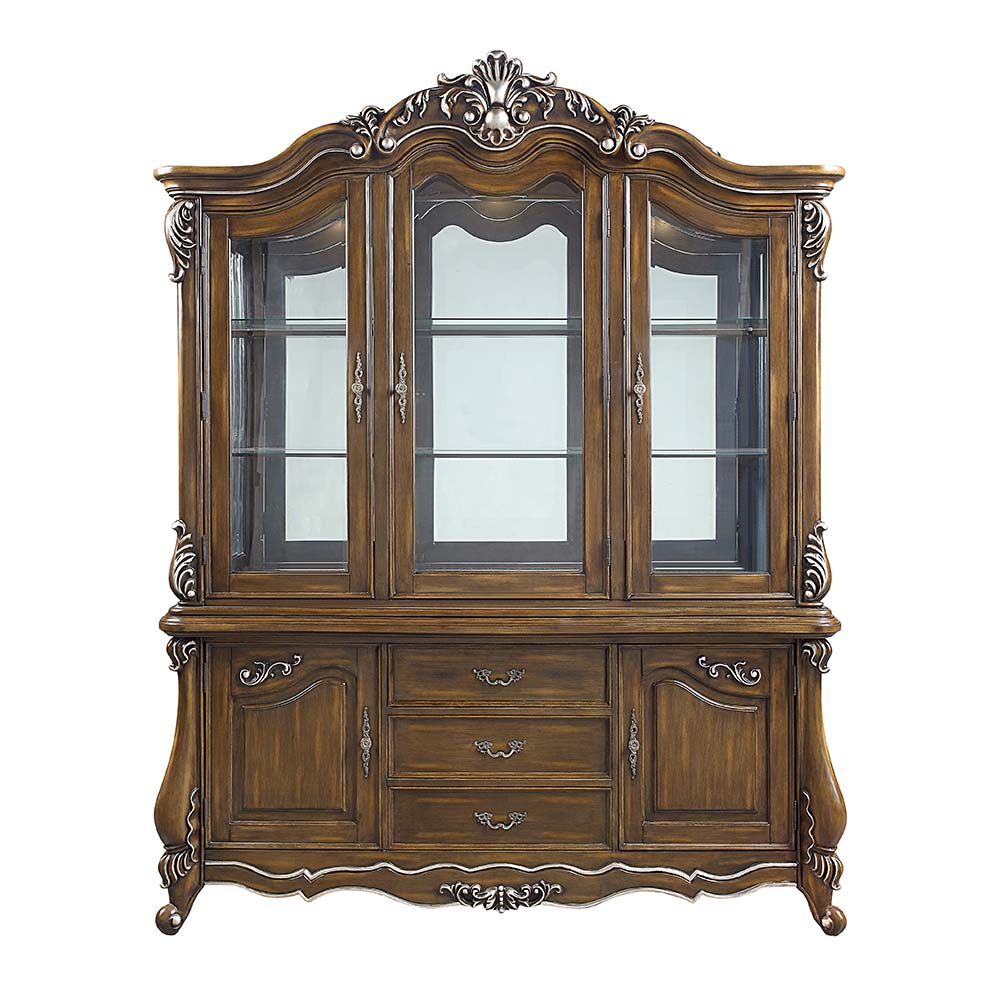ACME Latisha Buffet & Hutch – side view – Lusso Furniture Miami