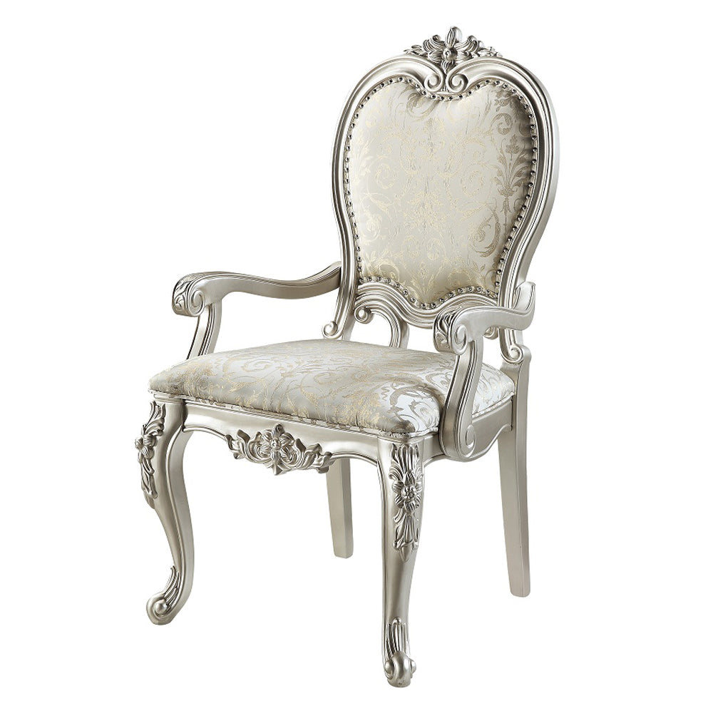 ACME Bently Arm Chair Set of 2 – angle view – Lusso Furniture Miami